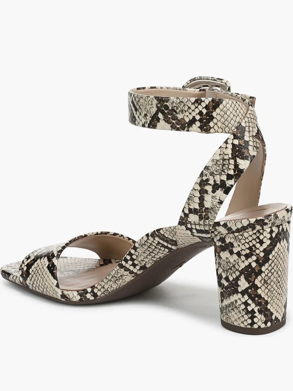 NEW in box - Vionic Snake-Print Block Heel Sandal with arch support